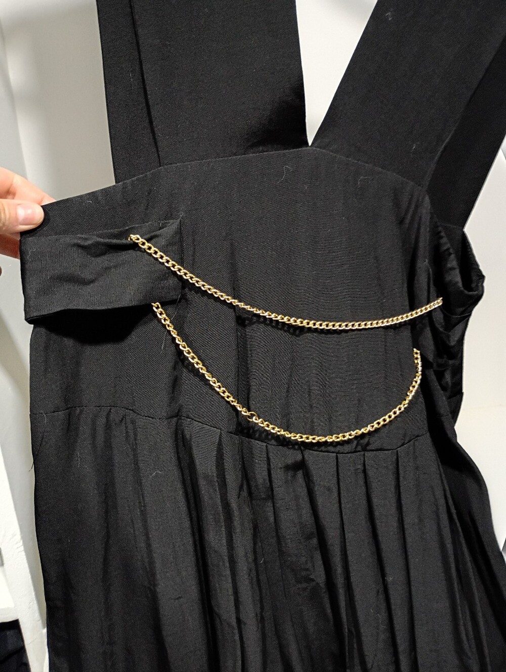 Vintage Dark Academia Suspender Skirt Dress - Picture 2 of 10